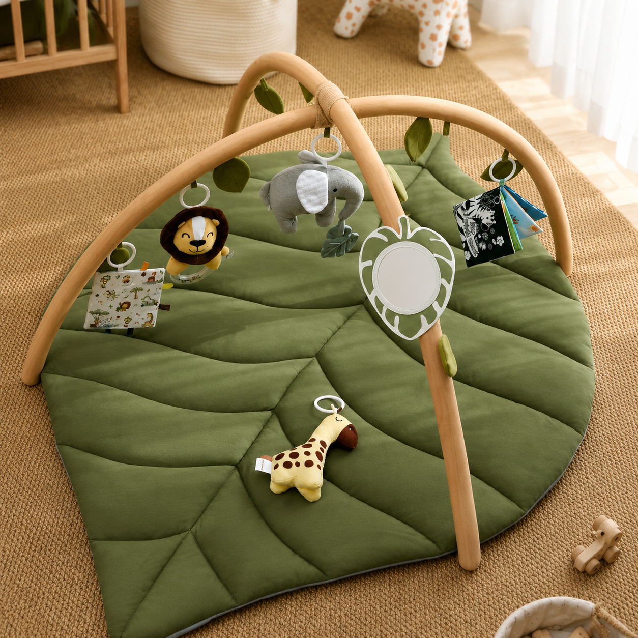 Baby Montessori™ - Tappeto tattile Safari (0+ Mesi)